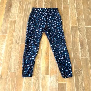 Betsy Johnson Floral Yoga Leggings Sz Small